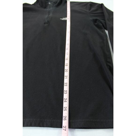 The North Face TKA 100 Black Fleece 1/4 Zip Pullover Men's Size Large - Picture 8 of 8